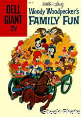 Walter Lantz Woody Woodpecker's Family Fun © November 1959 Dell Giant #24